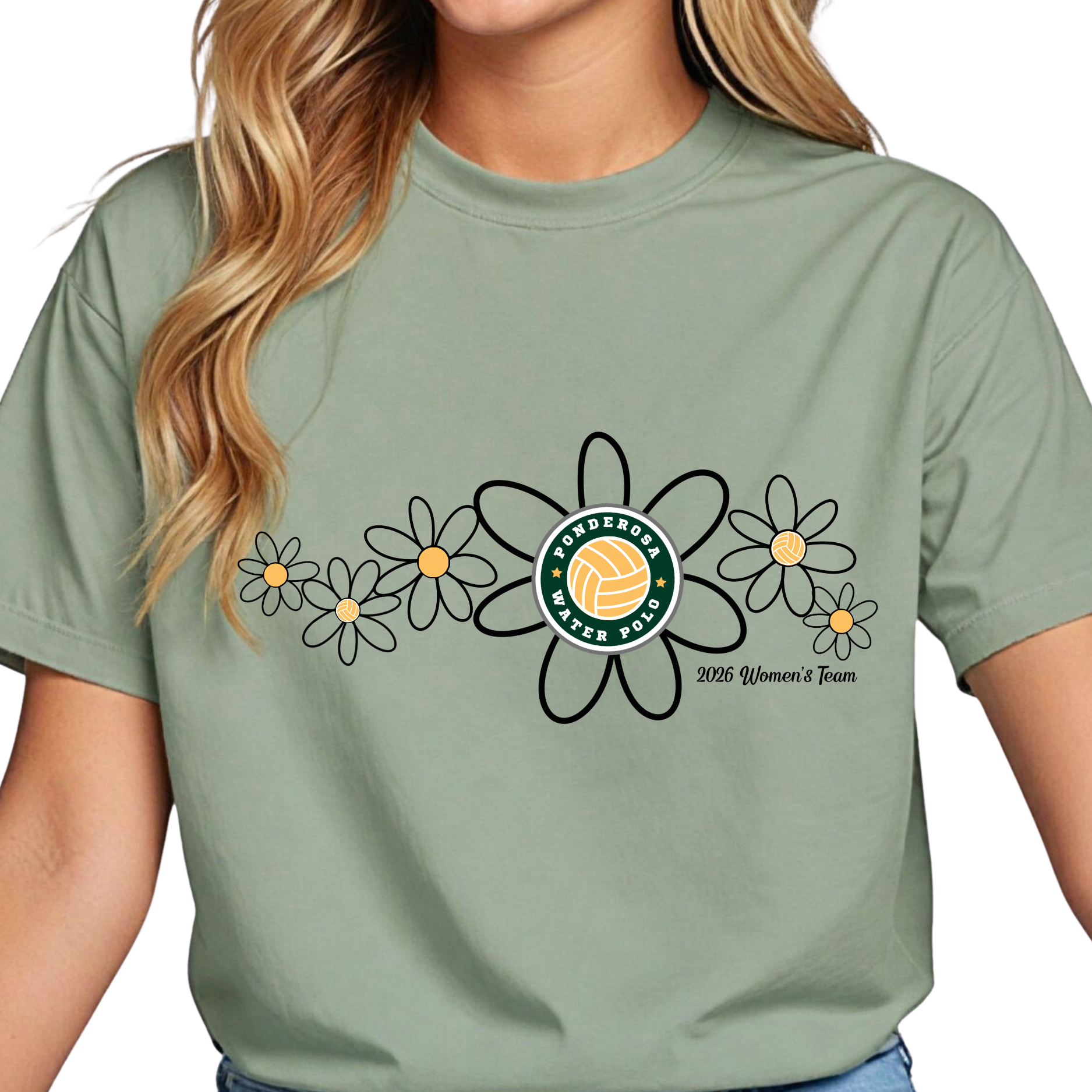 Ponderosa Womens Water Polo Team Shirt - Athlete Only -