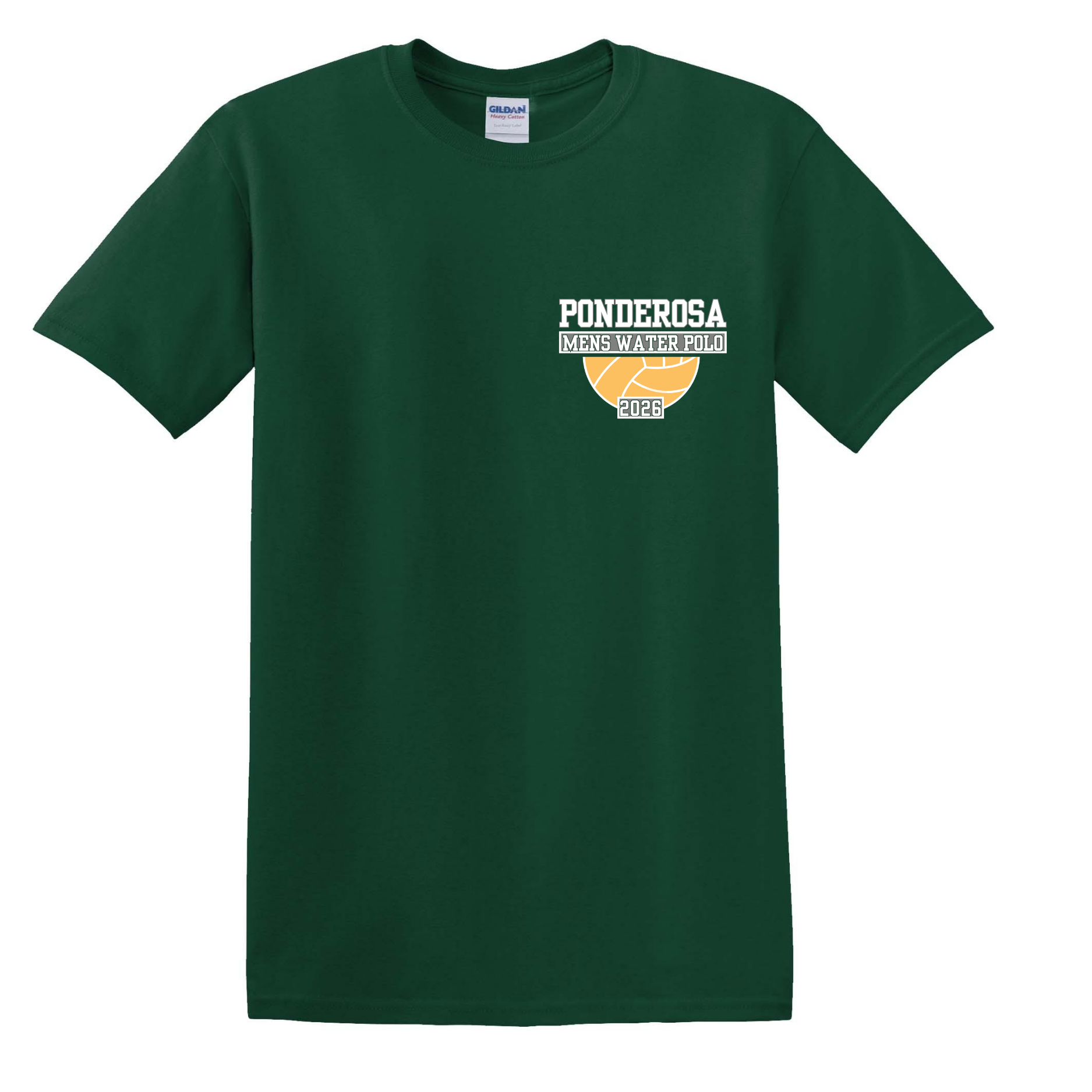 Ponderosa Mens Water Polo Team Shirt - Athlete Only -
