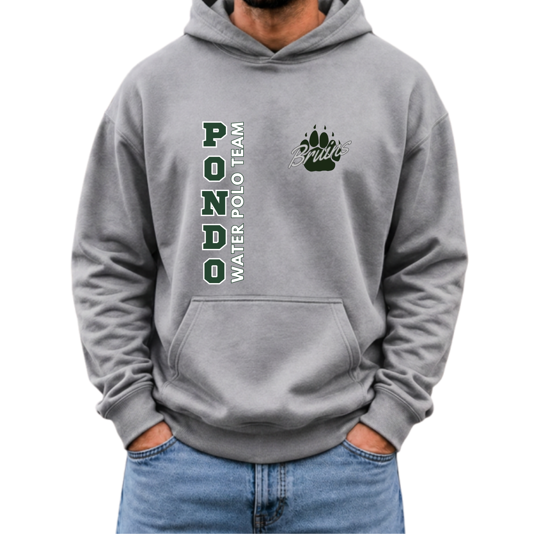 Ponderosa Water Polo Hoodie - Gray