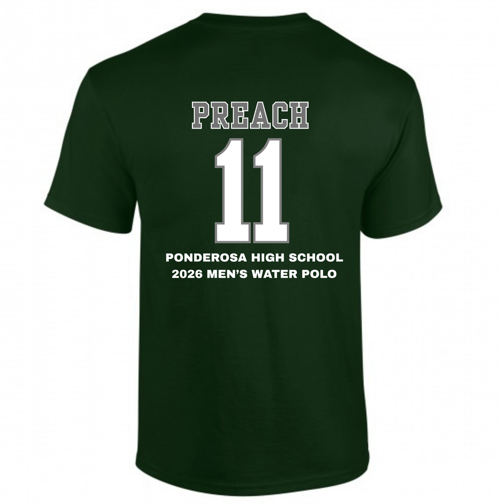 Ponderosa Mens Water Polo Team Shirt - Athlete Only -
