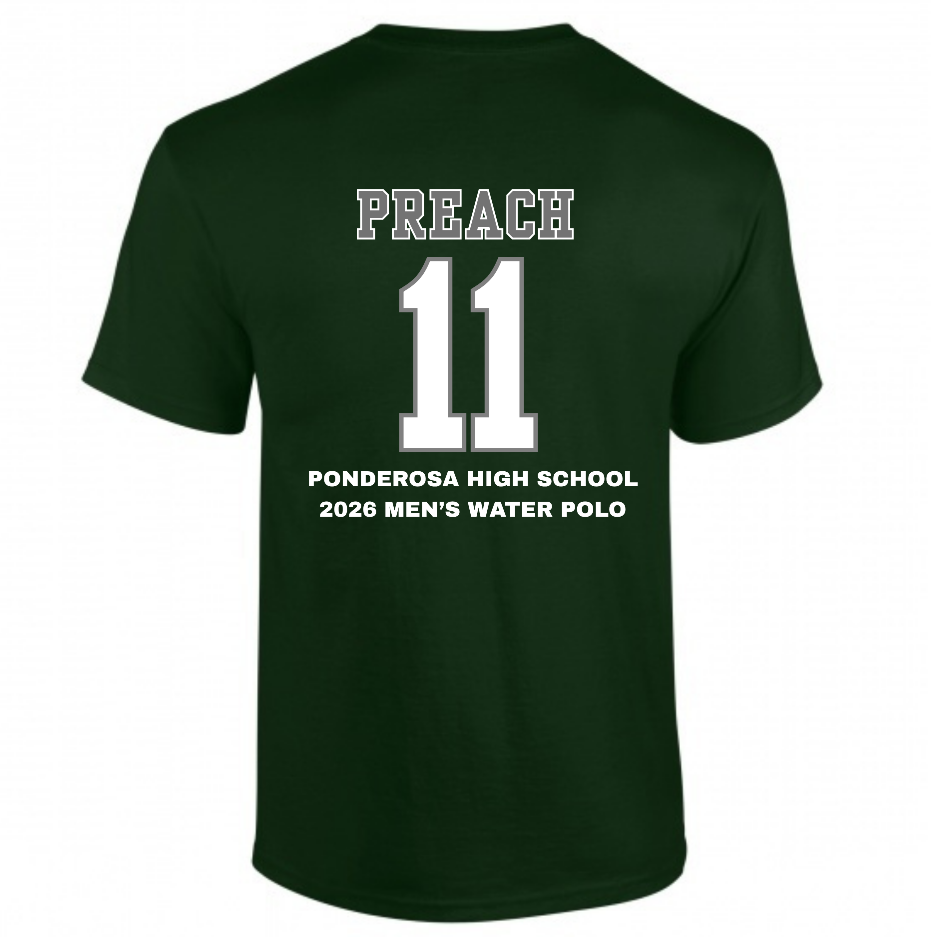 Ponderosa Mens Water Polo Team Shirt - Athlete Only -