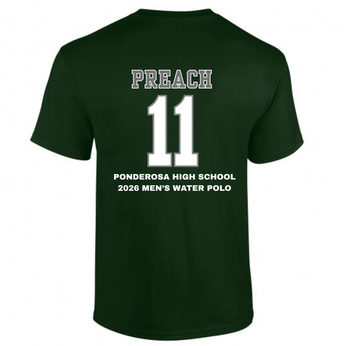Ponderosa Mens Water Polo Team Shirt - Athlete Only -