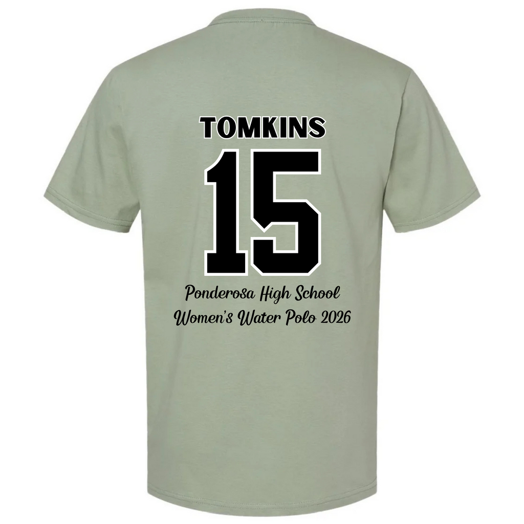 Ponderosa Womens Water Polo Team Shirt - Athlete Only -