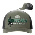 Ponderosa Water Polo Trucker Hat Army Green - Tree