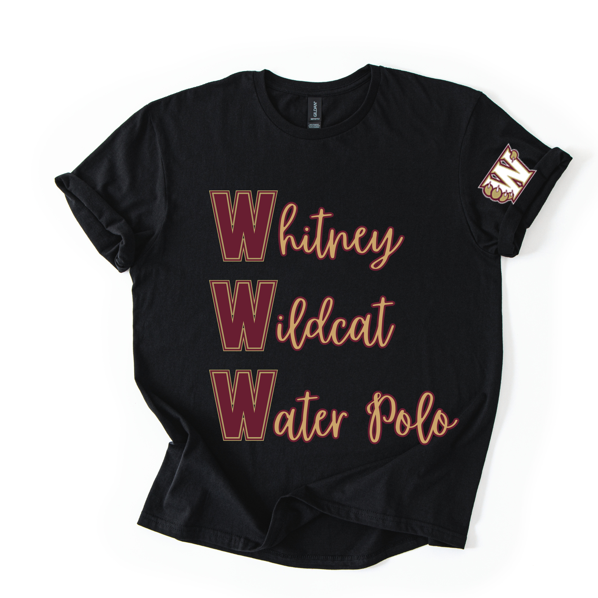 Whitney Water Polo WWW short sleeve shirt - Black