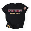 Whitney Water Polo Paw Shirt - Black