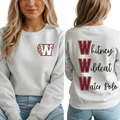 Whitney Water Polo Crewneck WWW - white