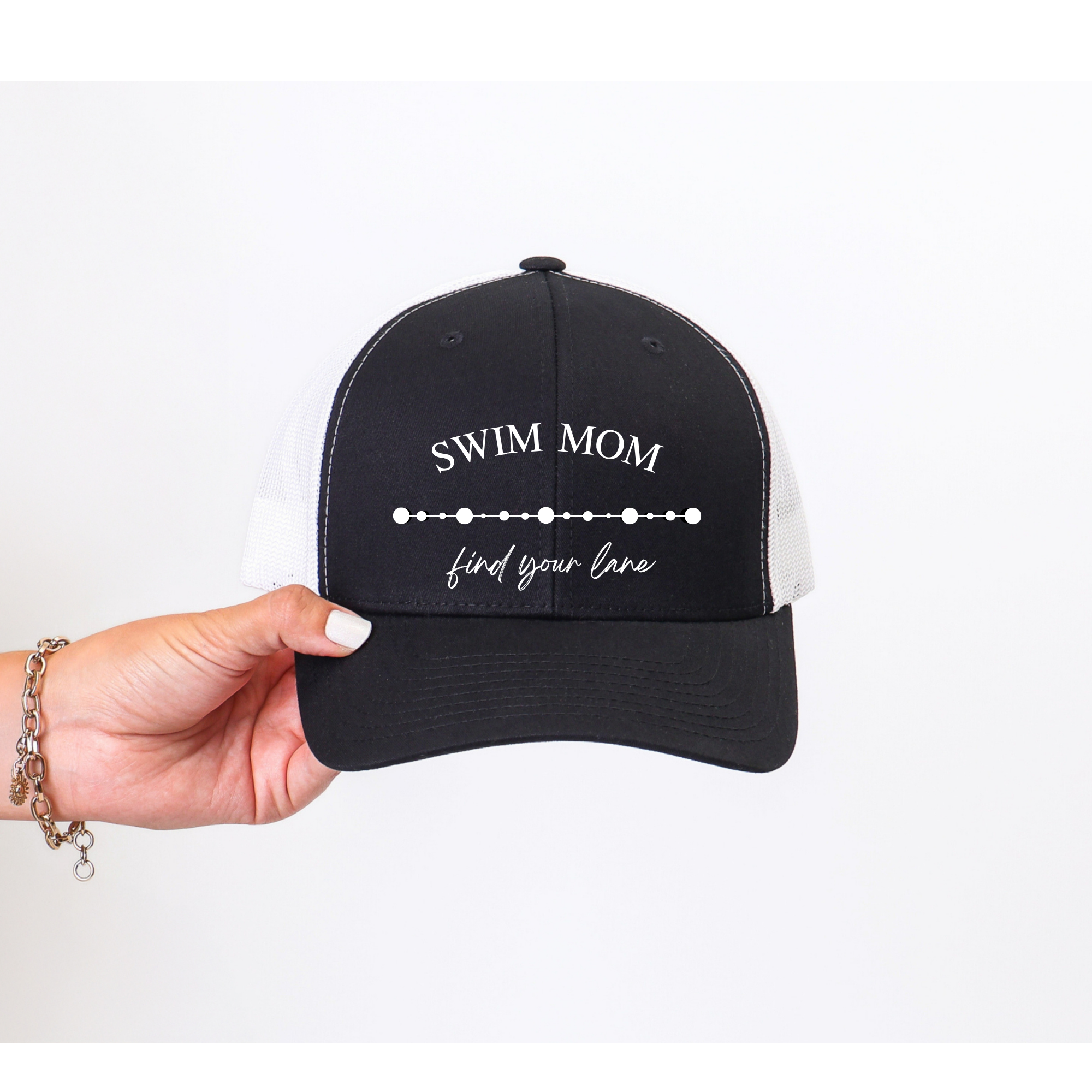 Swim Mom Trucker Hat