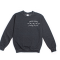 Swim Mom Crew Neck Charcoal Grey